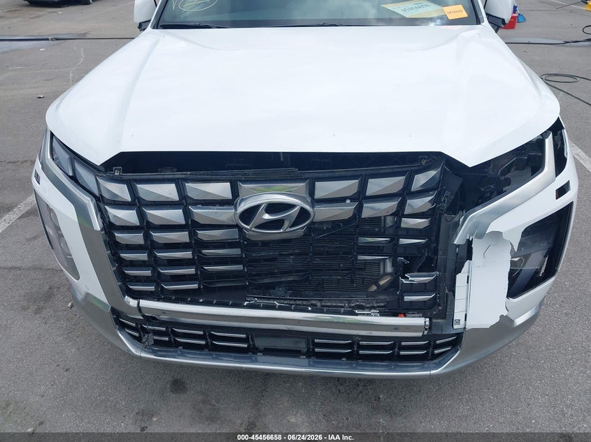 2025 Hyundai Palisade VIN KM8R7DGE2SU827615 IAAI salvage auction — FRONT END, Salvage (Indiana), sold $19,100 on 2026-07-24 (photo 6)
