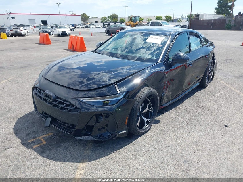 2026 Audi A6 VIN WAU55CFN2TN024722 IAAI salvage auction — LEFT FRONT, Salvage Title, sold $16,600 on 2026-09-08 (photo 2)