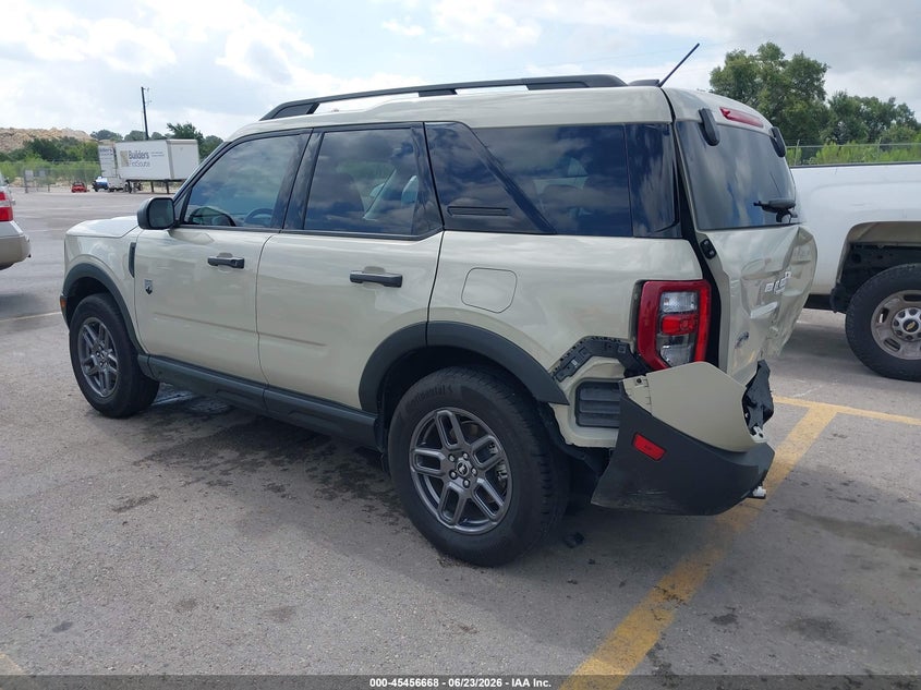 2025 Ford Bronco sport VIN 3FMCR9BN7SRF23403 IAAI salvage auction — REAR END, Salvage Title, sold $10,100 on 2026-07-30 (photo 3)