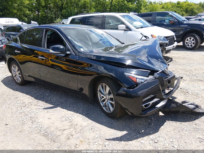 2015 Infiniti Q50 VIN JN1BV7AR2FM396128 IAAI salvage auction — FRONT END, Salvage (Tennessee), sold $475 on 2026-07-09 (photo 1)
