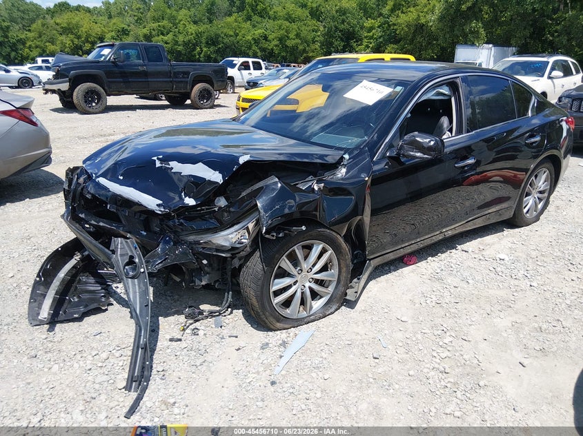 2015 Infiniti Q50 VIN JN1BV7AR2FM396128 IAAI salvage auction — FRONT END, Salvage (Tennessee), sold $475 on 2026-07-09 (photo 6)