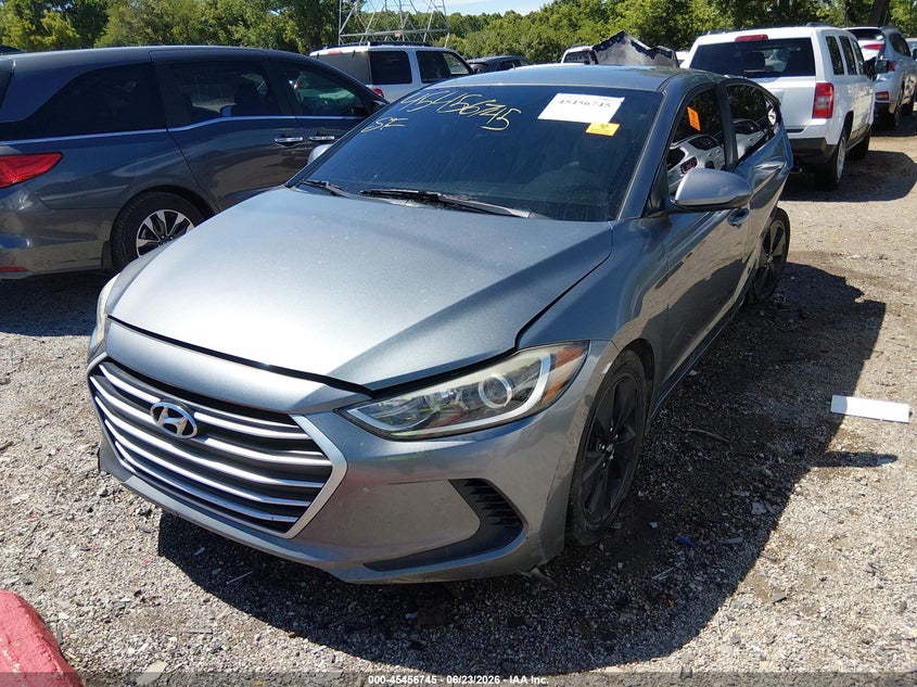 2017 Hyundai Elantra VIN KMHD74LF3HU112912 IAAI salvage auction — REAR END, Clear (Indiana), sold $800 on 2026-07-22 (photo 2)