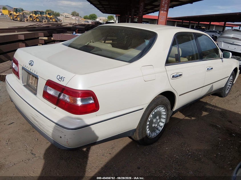 1997 Infiniti Q45 VIN JNKBY31A4VM300875 IAAI salvage auction — NORMAL WEAR, Clear (Arizona), sold $1,325 on 2026-07-07 (photo 4)