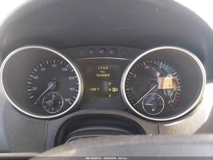 2009 Mercedes-benz Ml-class VIN 4JGBB86E49A442478 IAAI salvage auction — NORMAL WEAR, Clear (Nevada), sold $325 on 2026-07-10 (photo 7)