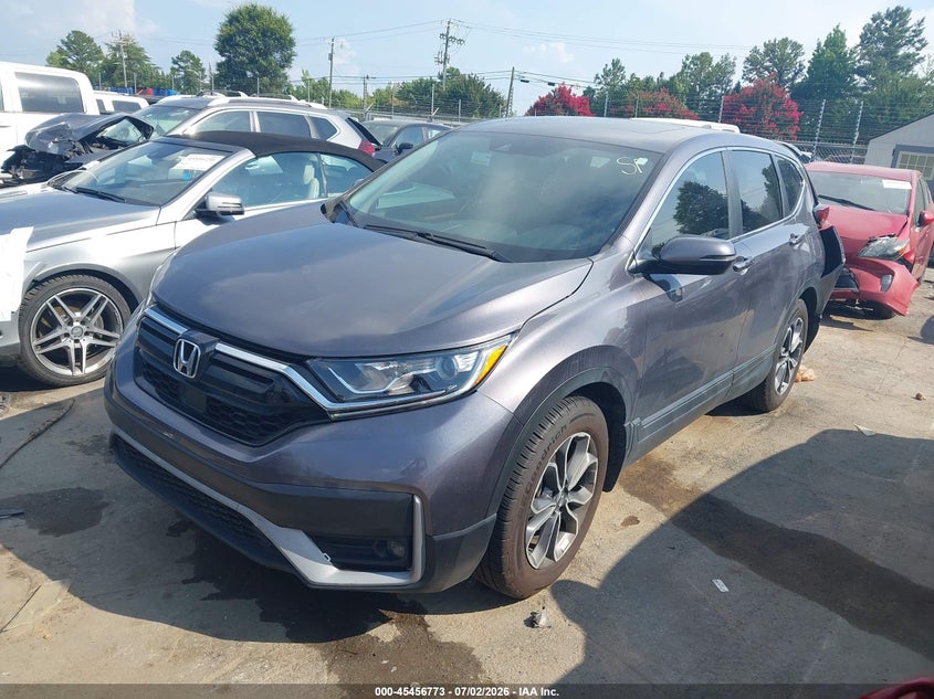 2022 Honda Cr-v VIN 7FARW1H57NE023963 IAAI salvage auction — REAR END, Salvage (North Carolina), sold $10,550 on 2026-07-29 (photo 2)