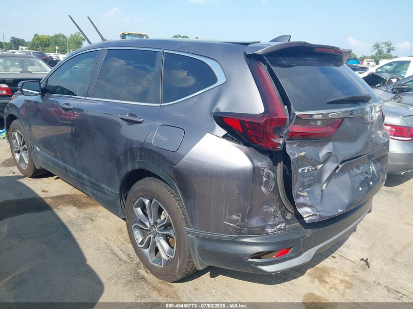 2022 Honda Cr-v VIN 7FARW1H57NE023963 IAAI salvage auction — REAR END, Salvage (North Carolina), sold $10,550 on 2026-07-29 (photo 3)