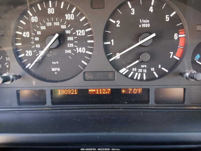 1998 BMW 5er VIN WBADE6329WBW61927 IAAI salvage auction — ALL OVER, Clear (Idaho), sold $500 on 2026-07-09 (photo 7)
