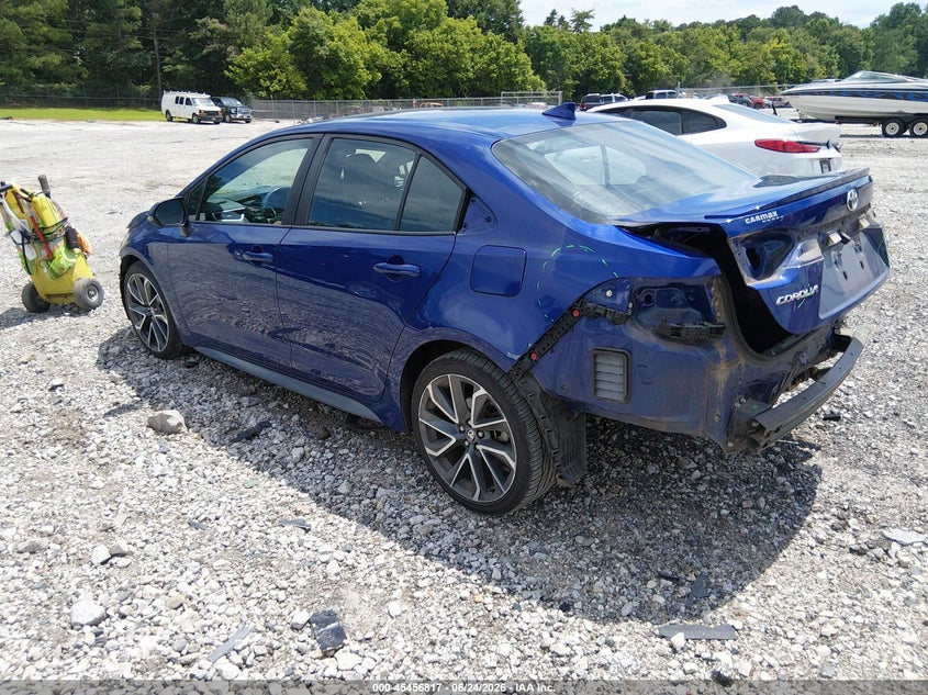 2020 Toyota Corolla VIN 5YFS4RCE2LP051471 IAAI salvage auction — REAR END, Salvage (Georgia), sold $3,150 on 2026-08-02 (photo 3)