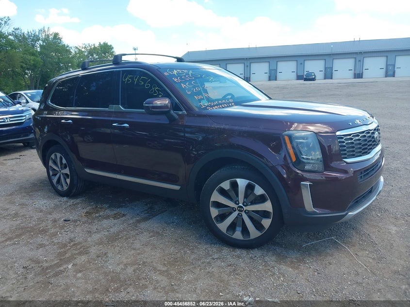 2020 Kia Telluride VIN 5XYP64HCXLG028826 IAAI salvage auction — FRONT & REAR, Salvage (Indiana), sold $3,950 on 2026-07-29 (photo 1)