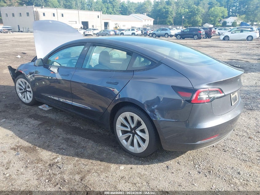 2023 Tesla Model 3 VIN 5YJ3E1EA0PF430340 IAAI salvage auction — FRONT END, Salvage (Massachusetts), sold $5,100 on 2026-07-30 (photo 3)