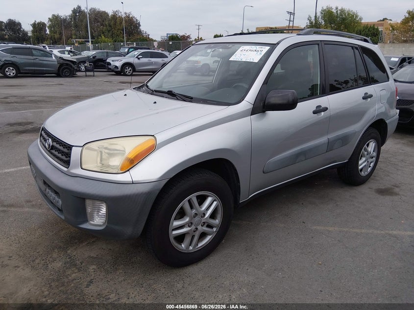 2001 Toyota Rav4 VIN JTEGH20V410028007 IAAI salvage auction — REAR END, Salvage (California), sold $1,050 on 2026-07-31 (photo 2)