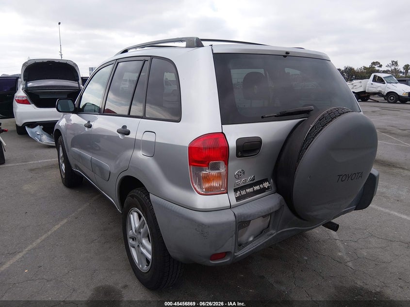 2001 Toyota Rav4 VIN JTEGH20V410028007 IAAI salvage auction — REAR END, Salvage (California), sold $1,050 on 2026-07-31 (photo 3)