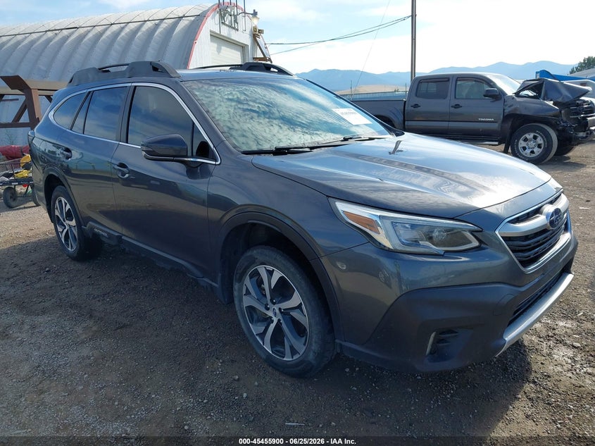 2021 Subaru Outback VIN 4S4BTANC2M3166576 IAAI salvage auction — REAR END, Salvage (Montana), sold $6,300 on 2026-07-31 (photo 1)