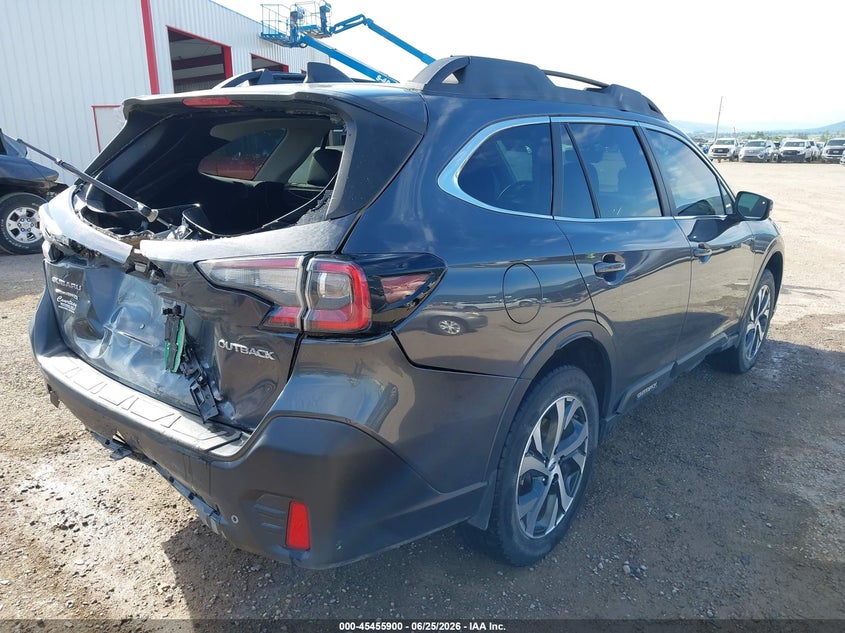 2021 Subaru Outback VIN 4S4BTANC2M3166576 IAAI salvage auction — REAR END, Salvage (Montana), sold $6,300 on 2026-07-31 (photo 4)