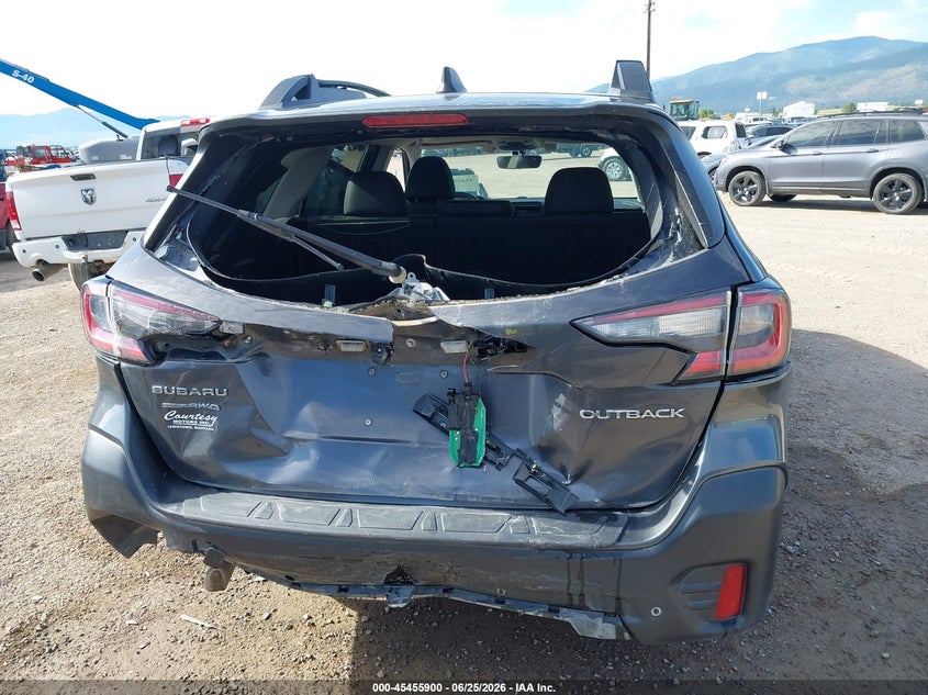 2021 Subaru Outback VIN 4S4BTANC2M3166576 IAAI salvage auction — REAR END, Salvage (Montana), sold $6,300 on 2026-07-31 (photo 6)