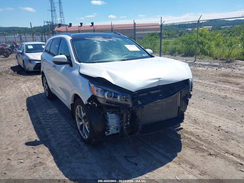 2018 Kia Sorento VIN 5XYPKDA52JG413348 IAAI salvage auction — FRONT END, Salvage (Pennsylvania), sold $3,650 on 2026-07-21 (photo 1)