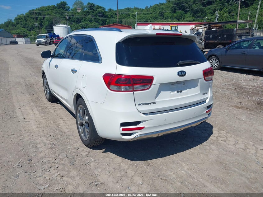 2018 Kia Sorento VIN 5XYPKDA52JG413348 IAAI salvage auction — FRONT END, Salvage (Pennsylvania), sold $3,650 on 2026-07-21 (photo 3)