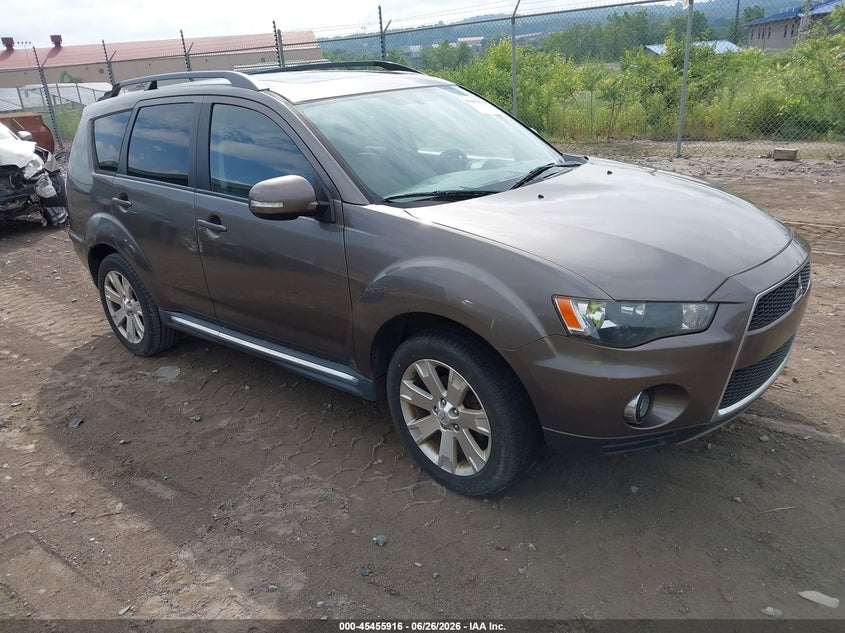 2011 Mitsubishi Outlander VIN JA4JT3AW3BU037761 IAAI salvage auction — LEFT REAR, Salvage (Pennsylvania), sold $600 on 2026-07-07 (photo 1)
