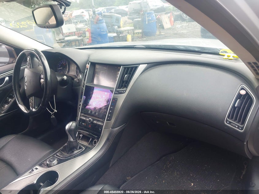 2015 Infiniti Q50 VIN JN1BV7AR5FM394731 IAAI salvage auction — FRONT END, Mv-907A (New York), sold $1,250 on 2026-07-28 (photo 5)