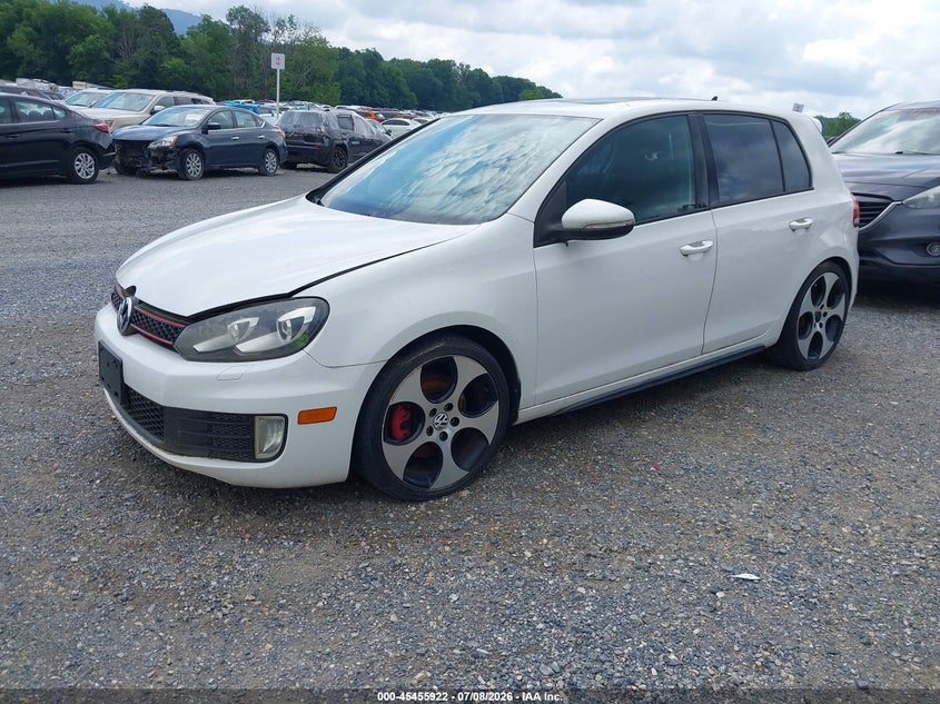 2011 Volkswagen Gti VIN WVWHD7AJ1BW274296 IAAI salvage auction — NORMAL WEAR, Clear (Virginia), sold $50 on 2026-07-28 (photo 2)