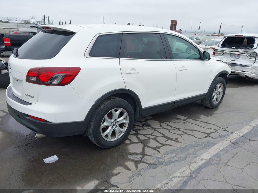 2013 Mazda Cx-9 VIN JM3TB2CV2D0412816 IAAI salvage auction — FRONT & REAR, Salvage (California), sold $575 on 2026-07-22 (photo 4)