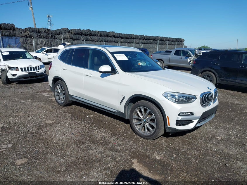 2019 BMW X3 VIN 5UXTR9C57KLE18525 IAAI salvage auction — LEFT REAR, Salvage (Pennsylvania), sold $11,000 on 2026-07-17 (photo 1)