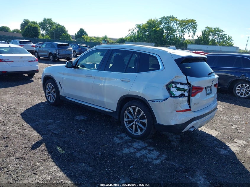 2019 BMW X3 VIN 5UXTR9C57KLE18525 IAAI salvage auction — LEFT REAR, Salvage (Pennsylvania), sold $11,000 on 2026-07-17 (photo 3)
