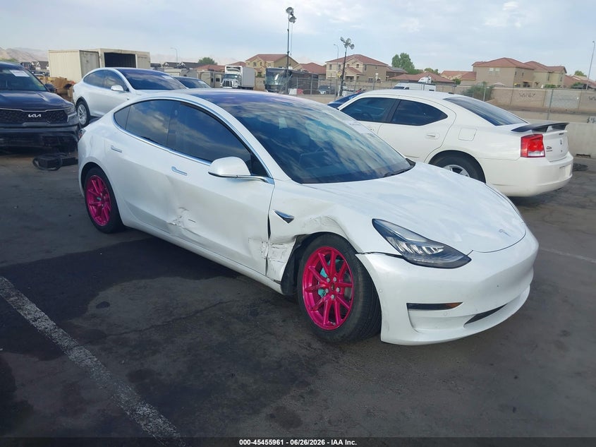 2018 Tesla Model 3 VIN 5YJ3E1EA1JF019701 IAAI salvage auction — RIGHT FRONT, Salvage (Arizona), sold $4,900 on 2026-07-28 (photo 1)