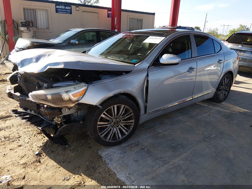 2016 Kia Cadenza VIN KNALN4D76G5220721 IAAI salvage auction — FRONT END, Rebuildable (Florida), sold $650 on 2026-07-07 (photo 2)