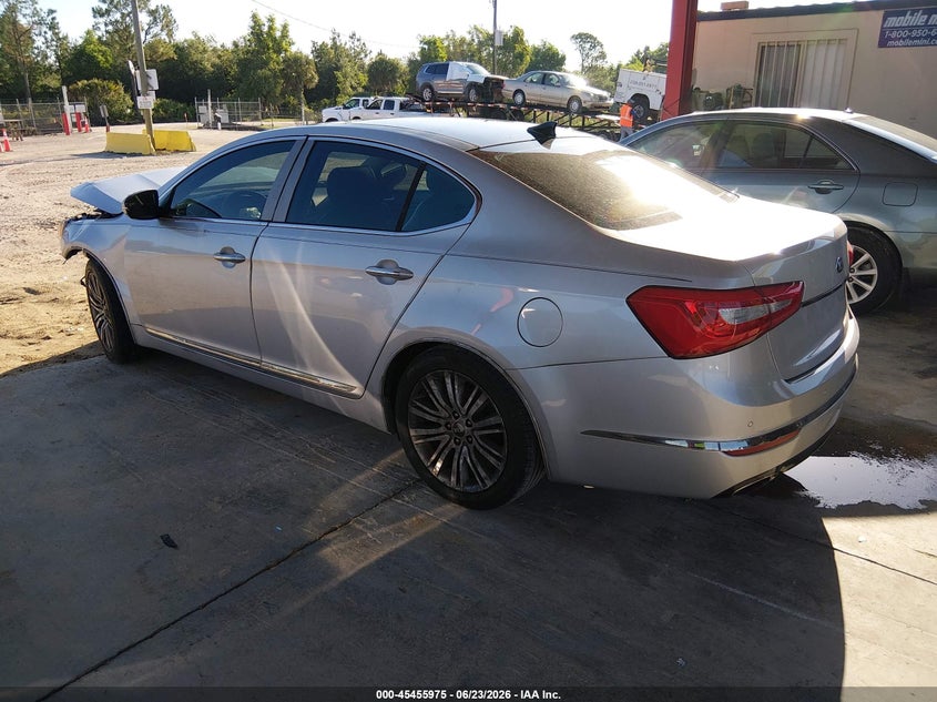 2016 Kia Cadenza VIN KNALN4D76G5220721 IAAI salvage auction — FRONT END, Rebuildable (Florida), sold $650 on 2026-07-07 (photo 3)