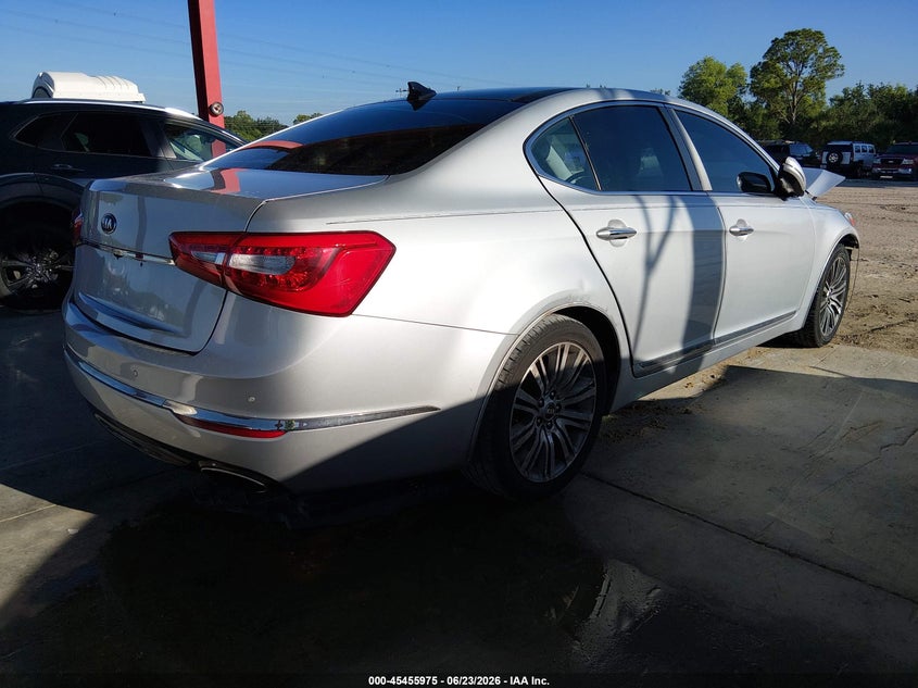 2016 Kia Cadenza VIN KNALN4D76G5220721 IAAI salvage auction — FRONT END, Rebuildable (Florida), sold $650 on 2026-07-07 (photo 4)