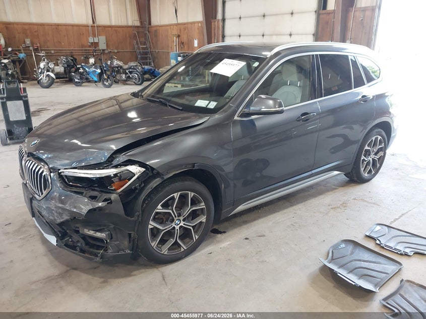 2020 BMW X1 VIN WBXJG9C0XL5R90780 IAAI salvage auction — LEFT FRONT, Mv-907A (New York), sold $7,600 on 2026-07-29 (photo 2)