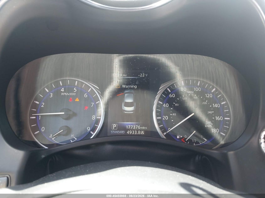 2014 Infiniti Q50 VIN JN1BV7AP5EM682584 IAAI salvage auction — FRONT END, Salvage Title, sold $25 on 2026-07-24 (photo 7)