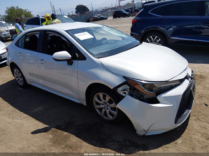 2021 Toyota Corolla VIN JTDEPMAE5MJ133954 IAAI salvage auction — SIDE, Salvage Title, sold $850 on 2026-07-22 (photo 1)