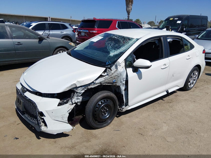 2021 Toyota Corolla VIN JTDEPMAE5MJ133954 IAAI salvage auction — SIDE, Salvage Title, sold $850 on 2026-07-22 (photo 2)