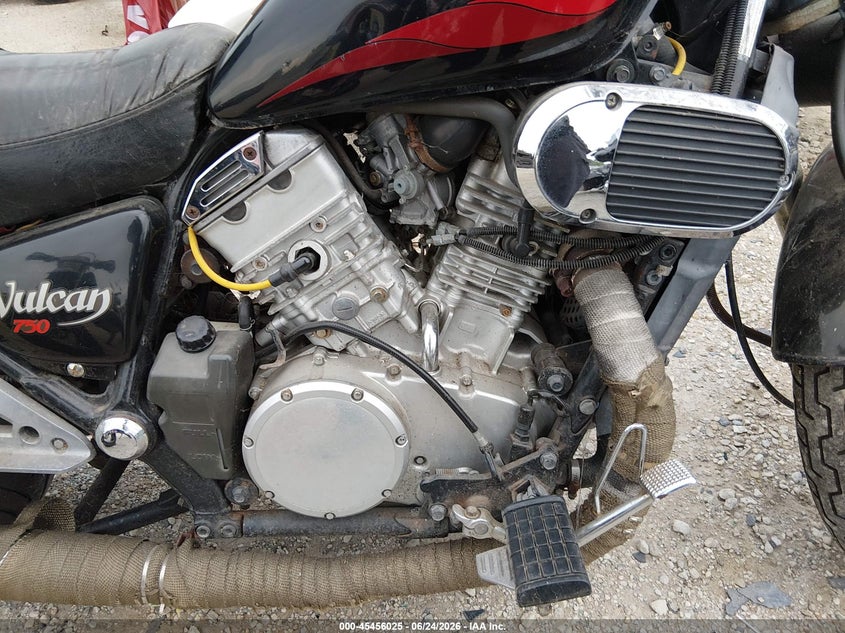 1986 Kawasaki Vn750 VIN JKAVNDA10GB507091 IAAI salvage auction — NORMAL WEAR, Clear (Illinois), sold $25 on 2026-07-21 (photo 8)
