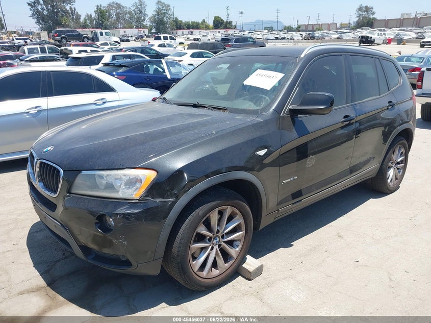 2014 BMW X3 VIN 5UXWX9C53E0D14655 IAAI salvage auction — UNKNOWN, Salvage (California), sold $650 on 2026-07-08 (photo 2)