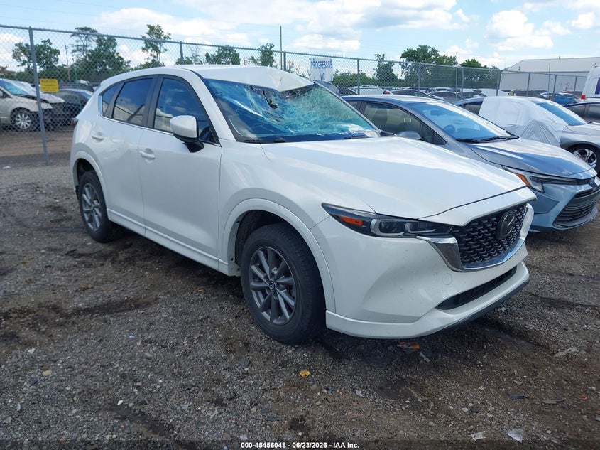 2024 Mazda Cx-5 VIN JM3KFBBL5R0435966 IAAI salvage auction — FRONT END, Salvage Title, sold $6,200 on 2026-07-30 (photo 1)