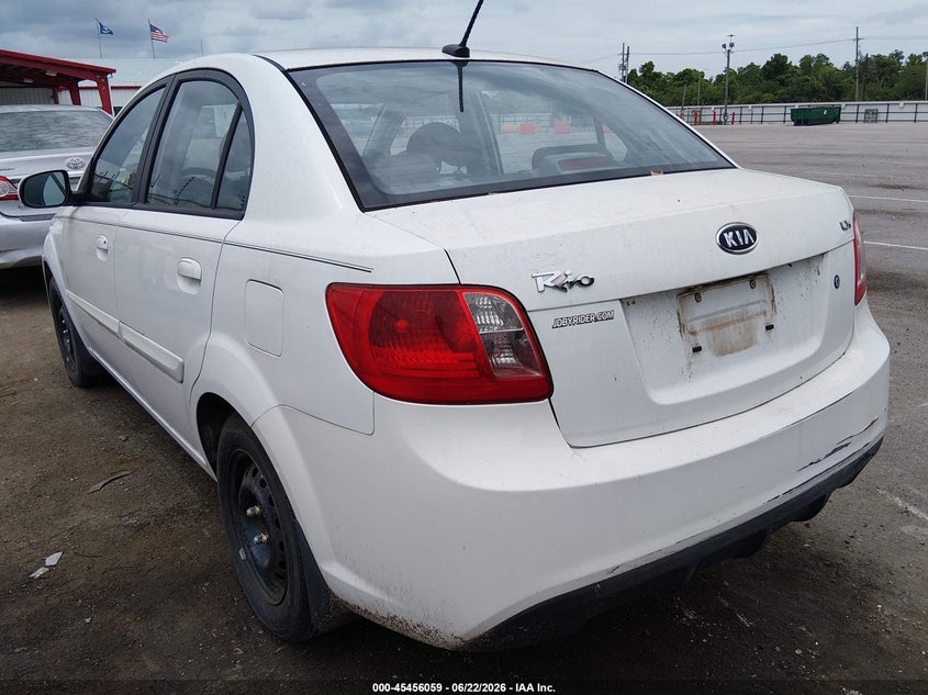 2011 Kia Rio VIN KNADH4A33B6927131 IAAI salvage auction — NORMAL WEAR, Clear (Mississippi), sold $325 on 2026-07-29 (photo 3)