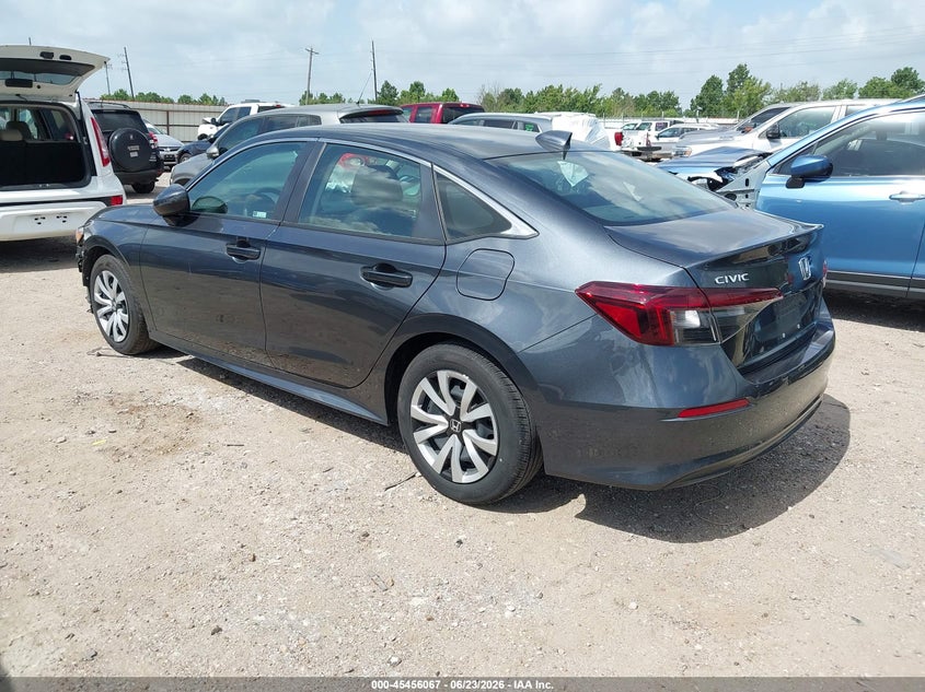 2025 Honda Civic VIN 2HGFE2F29SH603674 IAAI salvage auction — RIGHT FRONT, Enterprise Vehicles Clear Only (Oklahoma), sold $9,450 on 2026-07-17 (photo 3)
