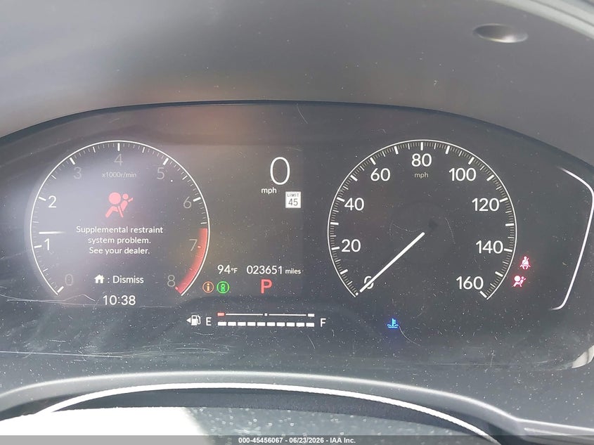 2025 Honda Civic VIN 2HGFE2F29SH603674 IAAI salvage auction — RIGHT FRONT, Enterprise Vehicles Clear Only (Oklahoma), sold $9,450 on 2026-07-17 (photo 7)
