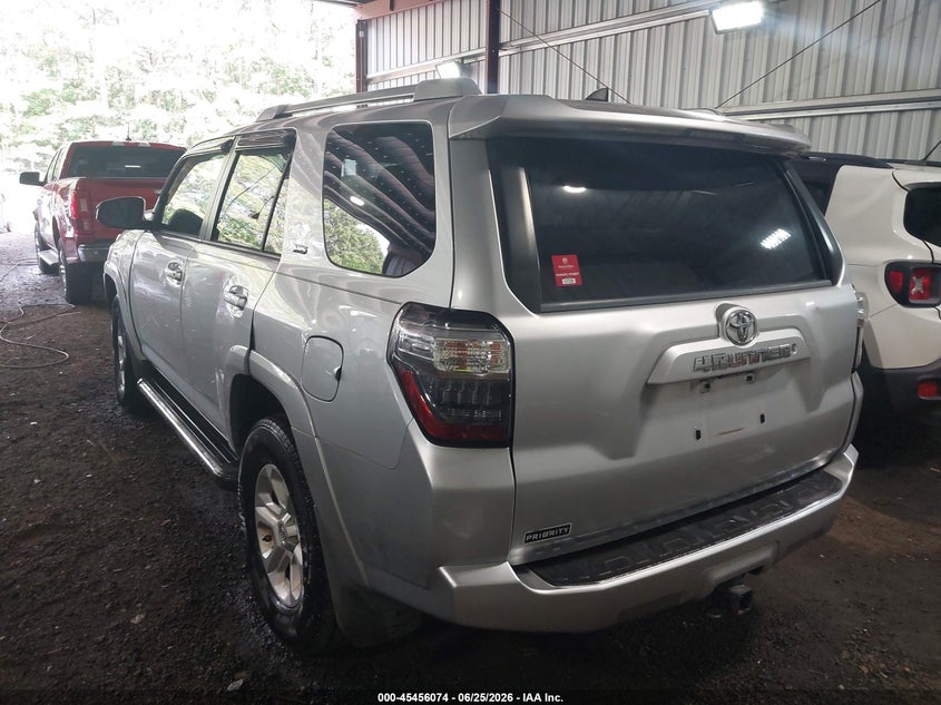2016 Toyota 4runner VIN JTEBU5JR2G5281671 IAAI salvage auction — FRONT & REAR, Salvage (Virginia), sold $9,350 on 2026-07-09 (photo 3)