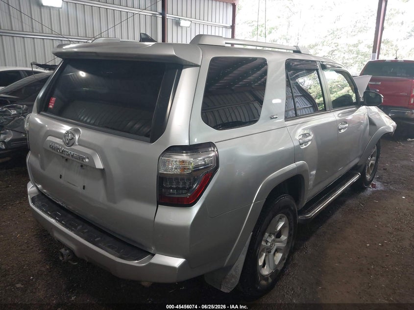 2016 Toyota 4runner VIN JTEBU5JR2G5281671 IAAI salvage auction — FRONT & REAR, Salvage (Virginia), sold $9,350 on 2026-07-09 (photo 4)