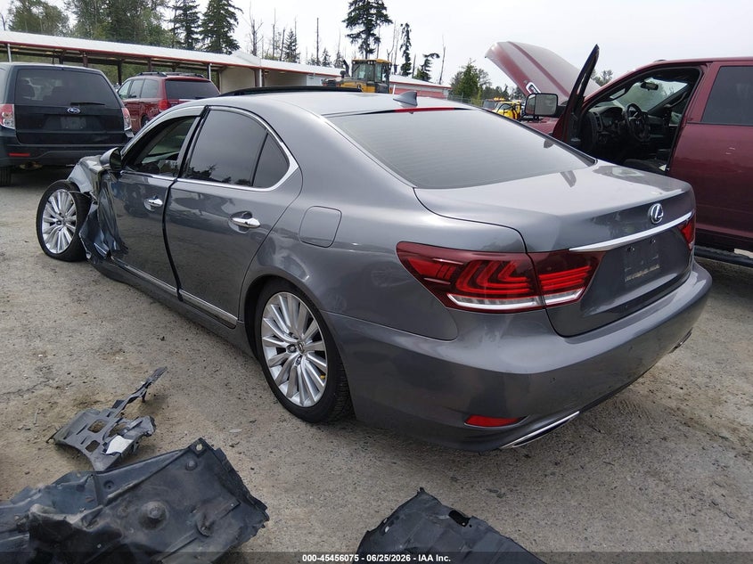 2015 Lexus Ls VIN JTHCL5EFXF5023990 IAAI salvage auction — LEFT FRONT, Bill Of Sale (Washington), sold $4,150 on 2026-07-29 (photo 3)