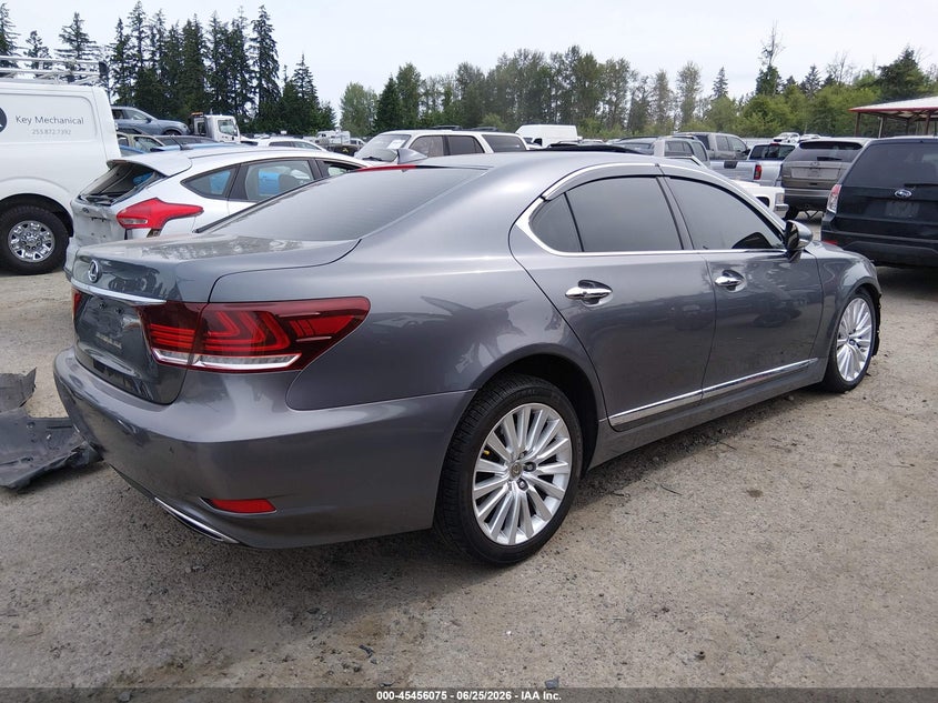 2015 Lexus Ls VIN JTHCL5EFXF5023990 IAAI salvage auction — LEFT FRONT, Bill Of Sale (Washington), sold $4,150 on 2026-07-29 (photo 4)