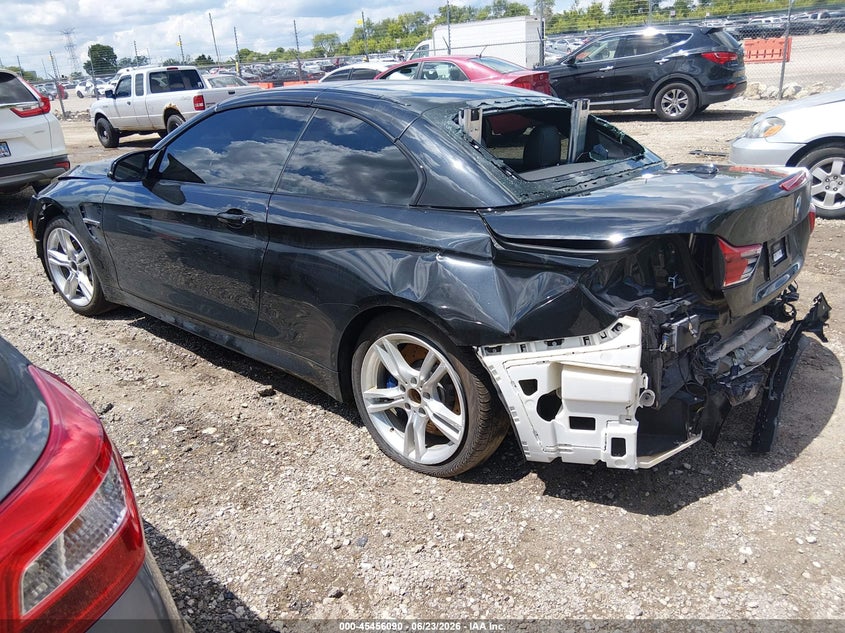 2015 BMW M4 VIN WBS3U9C54FJ967932 IAAI salvage auction — FRONT & REAR, Salvage Title, sold $7,100 on 2026-08-19 (photo 3)