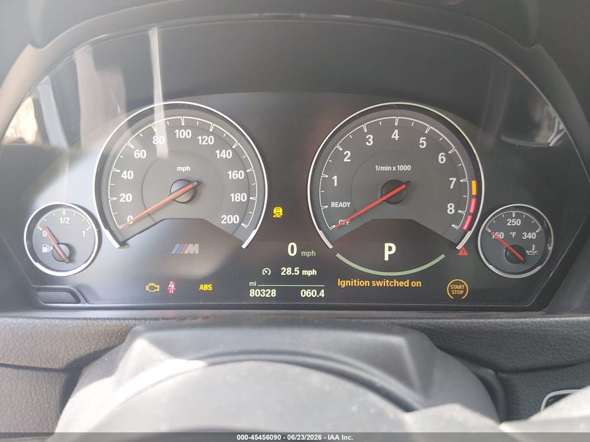 2015 BMW M4 VIN WBS3U9C54FJ967932 IAAI salvage auction — FRONT & REAR, Salvage Title, sold $7,100 on 2026-08-19 (photo 7)