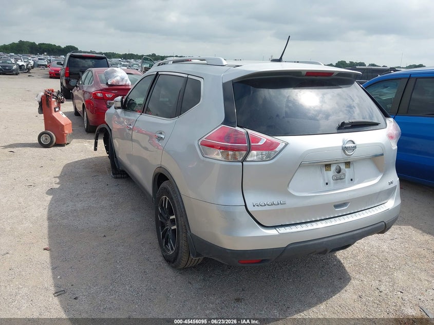 2016 Nissan Rogue VIN KNMAT2MT1GP668967 IAAI salvage auction — FRONT END, Salvage (Texas), sold $625 on 2026-07-28 (photo 3)