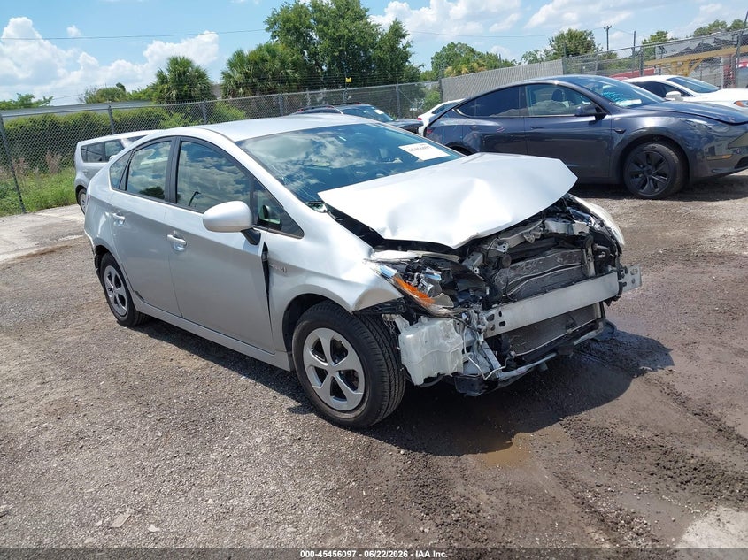 2012 Toyota Prius VIN JTDKN3DU9C5436555 IAAI salvage auction — FRONT END, Clear (Florida), sold $825 on 2026-07-08 (photo 1)