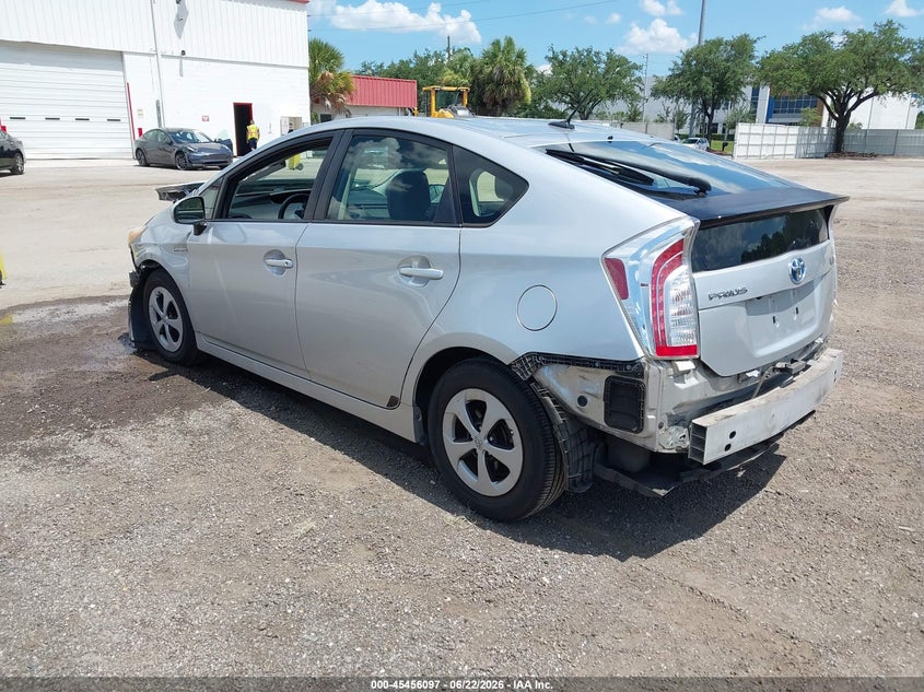2012 Toyota Prius VIN JTDKN3DU9C5436555 IAAI salvage auction — FRONT END, Clear (Florida), sold $825 on 2026-07-08 (photo 3)